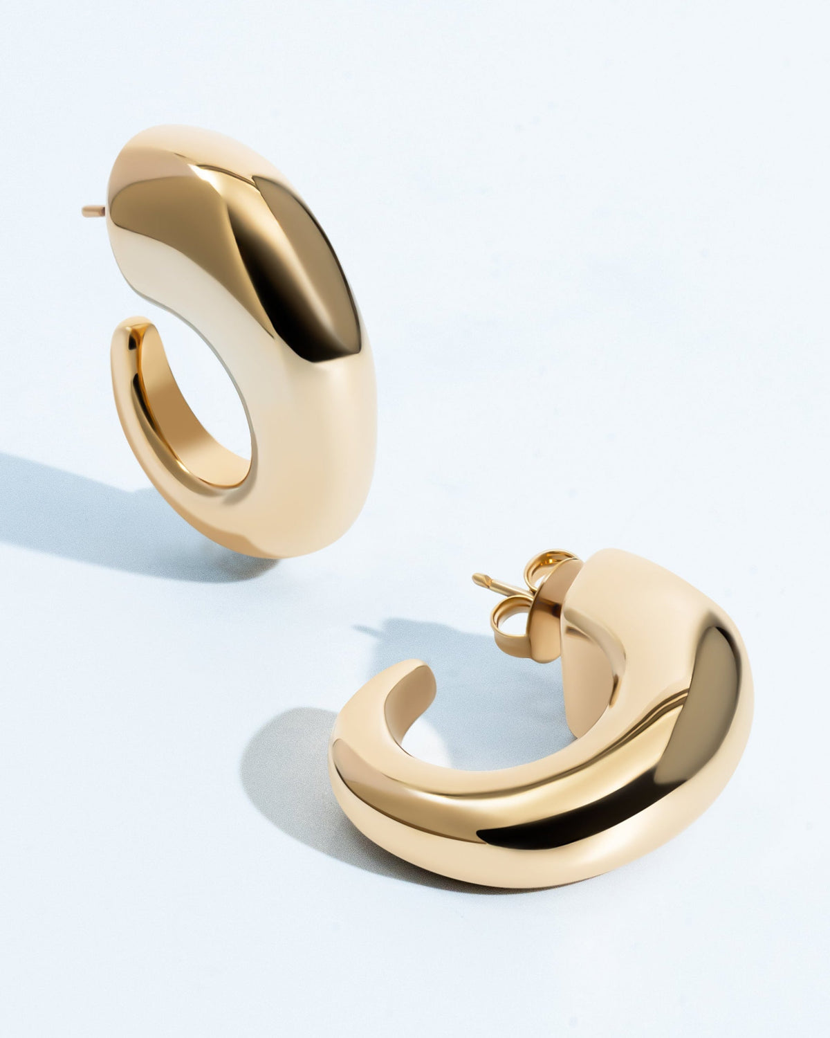 Camila Gold Open Hoops