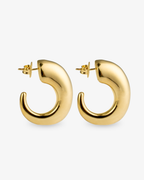 Camila Gold Open Hoops