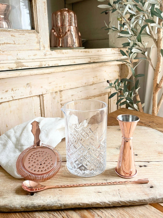 CMK Vintage Inspired Glass Barware Set - elizabeth + Bern