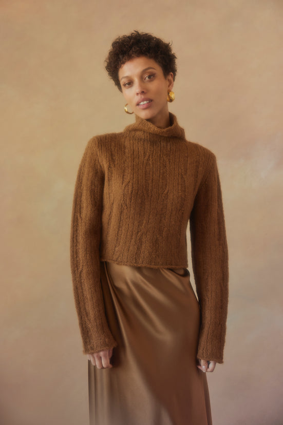 Ribbed Cropped Sweater