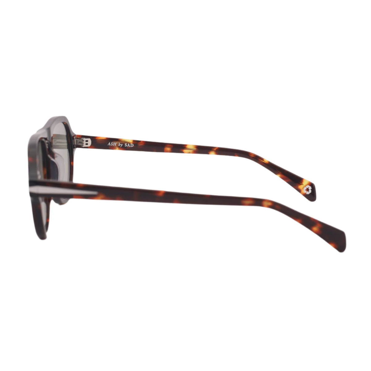 Ash // Tortoise [Tinted Olive] by SAD Eyewear