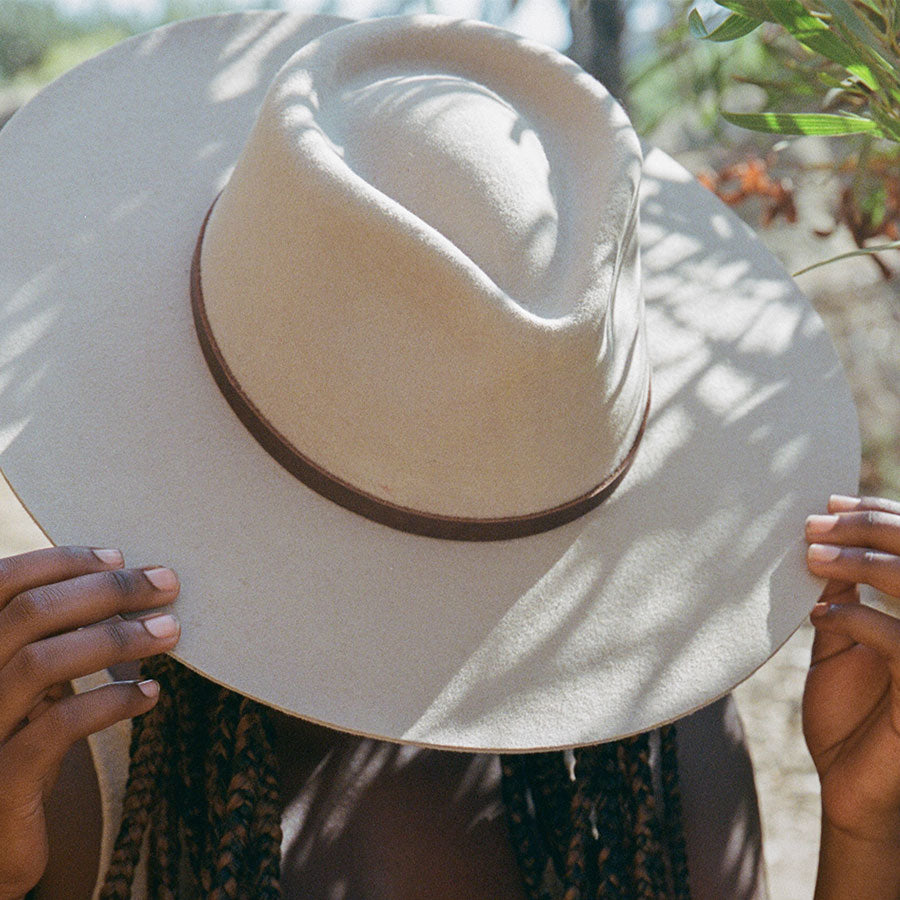 La Vida Wool Rancher Hat - Taupe