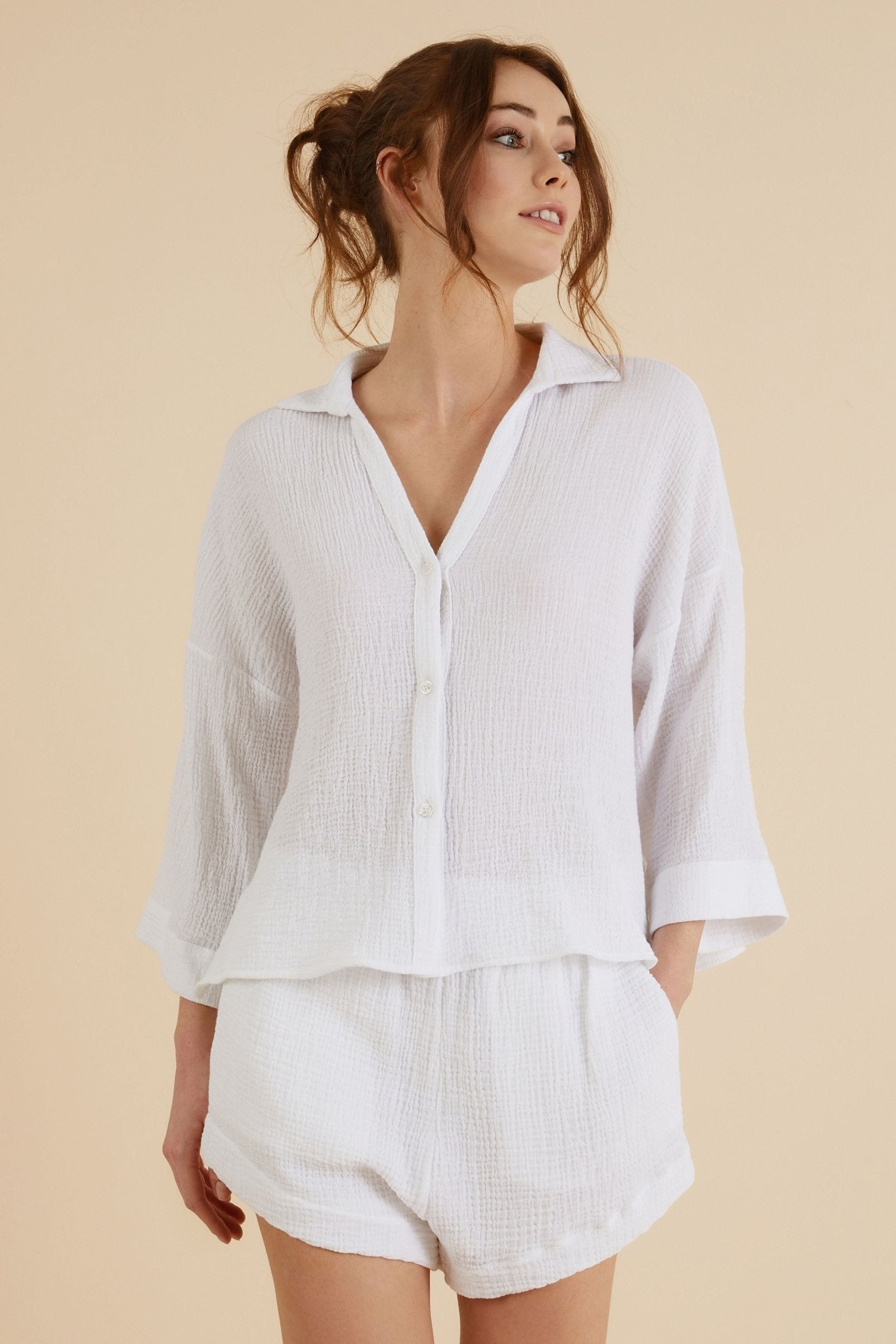 Echo Boy Short - White