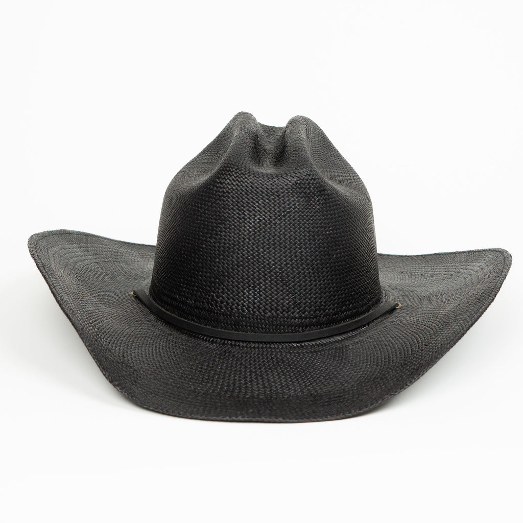 Karina Straw Cowboy Hat - Black