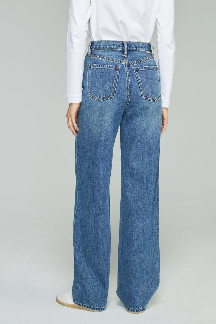 Coney Island Whitefish High Rise Wide Jeans HJ007
