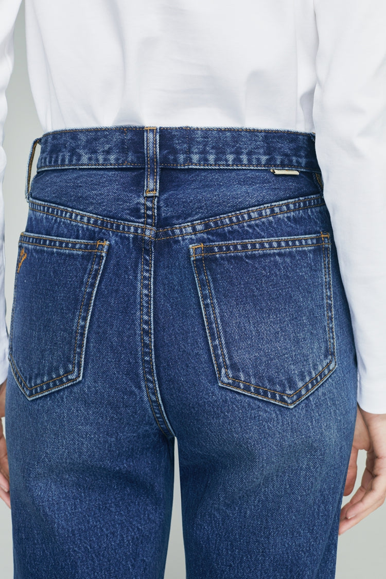 Manhattan High Rise Straight Ankle Jeans HJ160