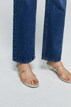 Manhattan High Rise Straight Ankle Jeans HJ160