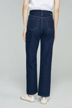 Manhattan High Rise Straight Ankle Jeans HJ160