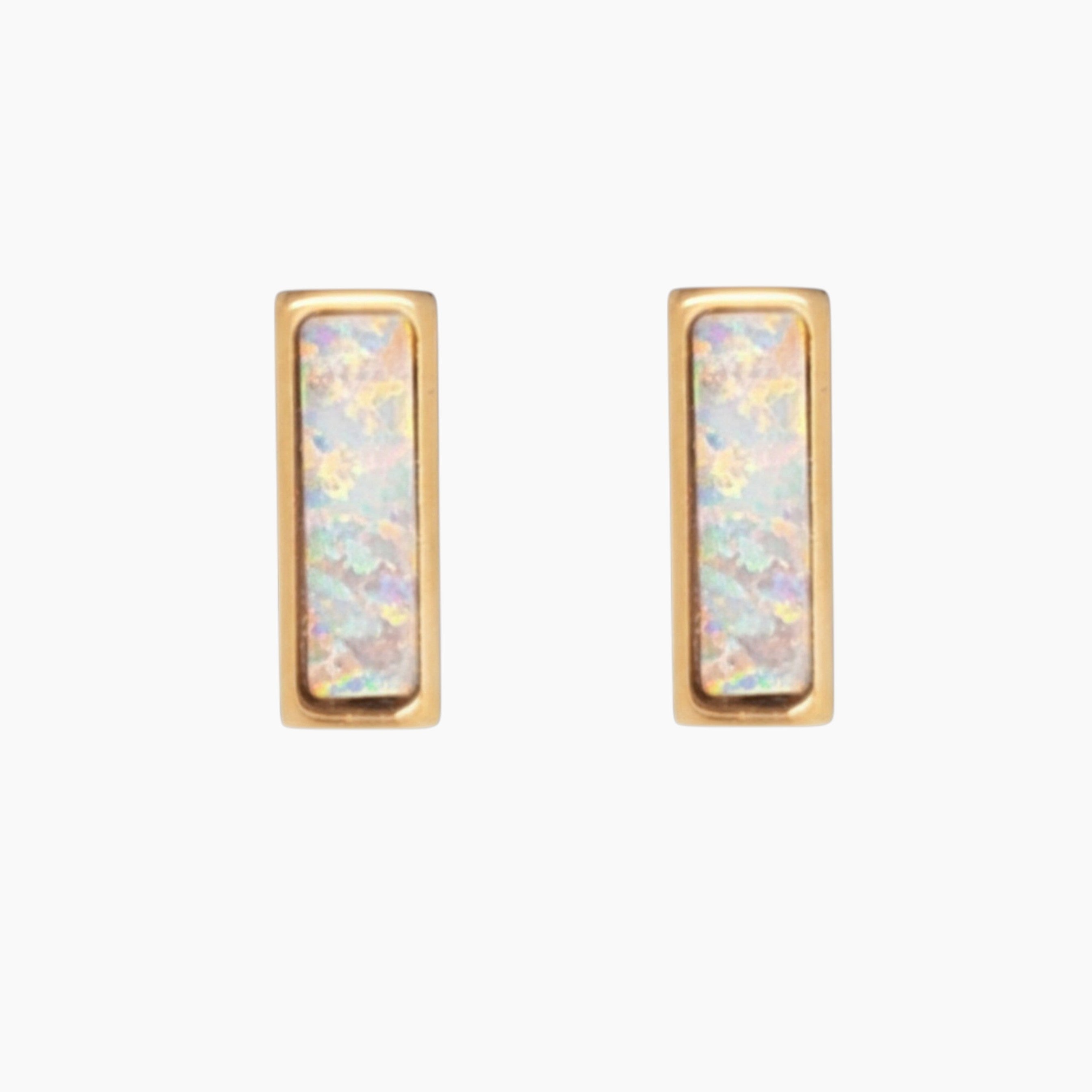 Isla Opal Stud Earrings