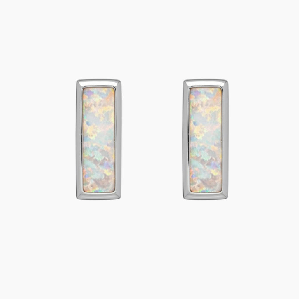 Isla Opal Stud Earrings Tini Lux elizabeth + Bern