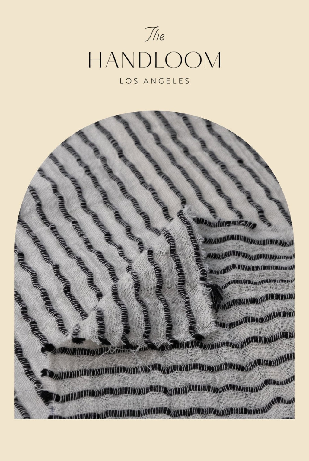 Liv Mini Ruffle Dress - Black Stripes The Handloom elizabeth + Bern