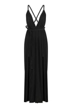 Muse Braided Straps Dress - Black The Handloom elizabeth + Bern
