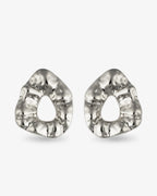 Nathalia Sculpted Hammered Earrings