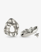 Nathalia Sculpted Hammered Earrings