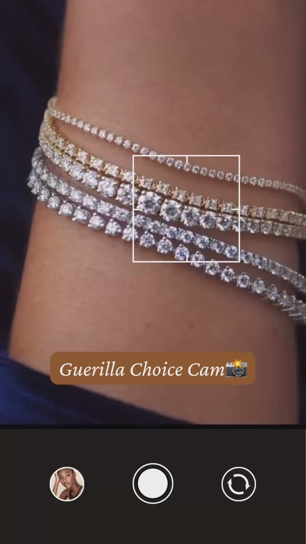 Éclat Line Diamond Bracelet  14K Gold GC