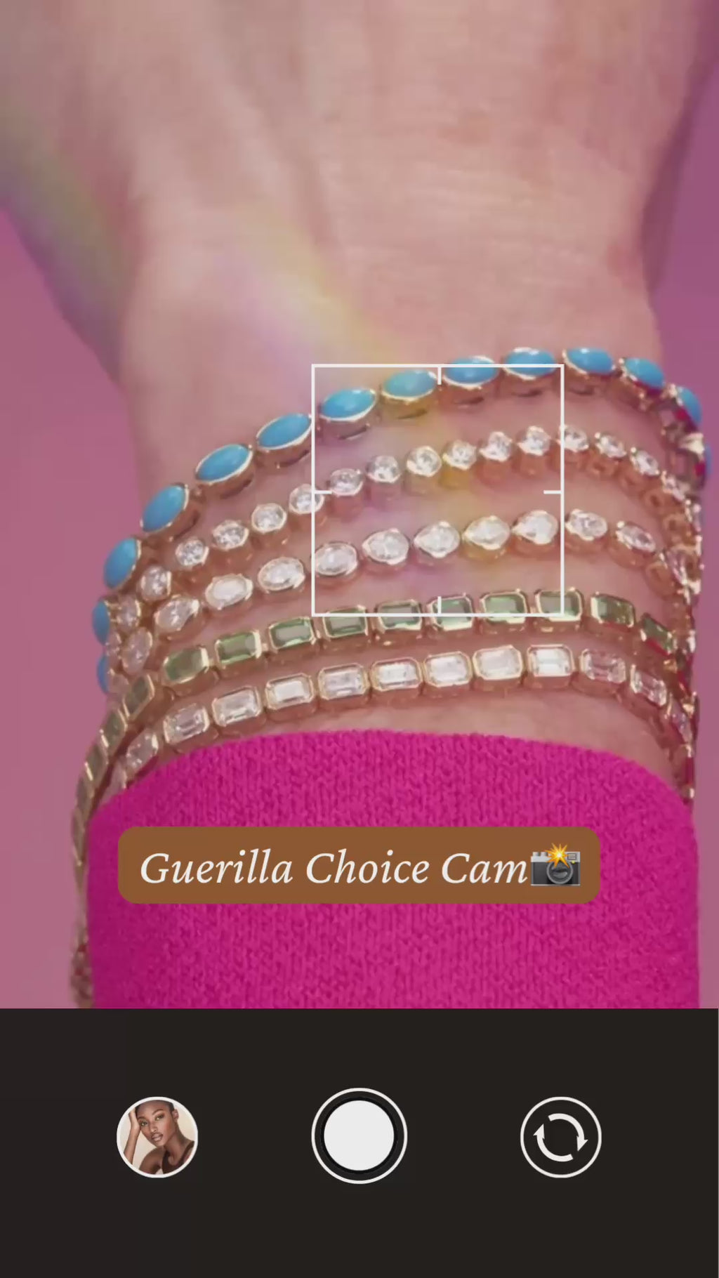 Éclat Bezel Diamond Bracelet