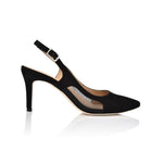 Dance Black Slingback Suede/Black Mesh - elizabeth + Bern