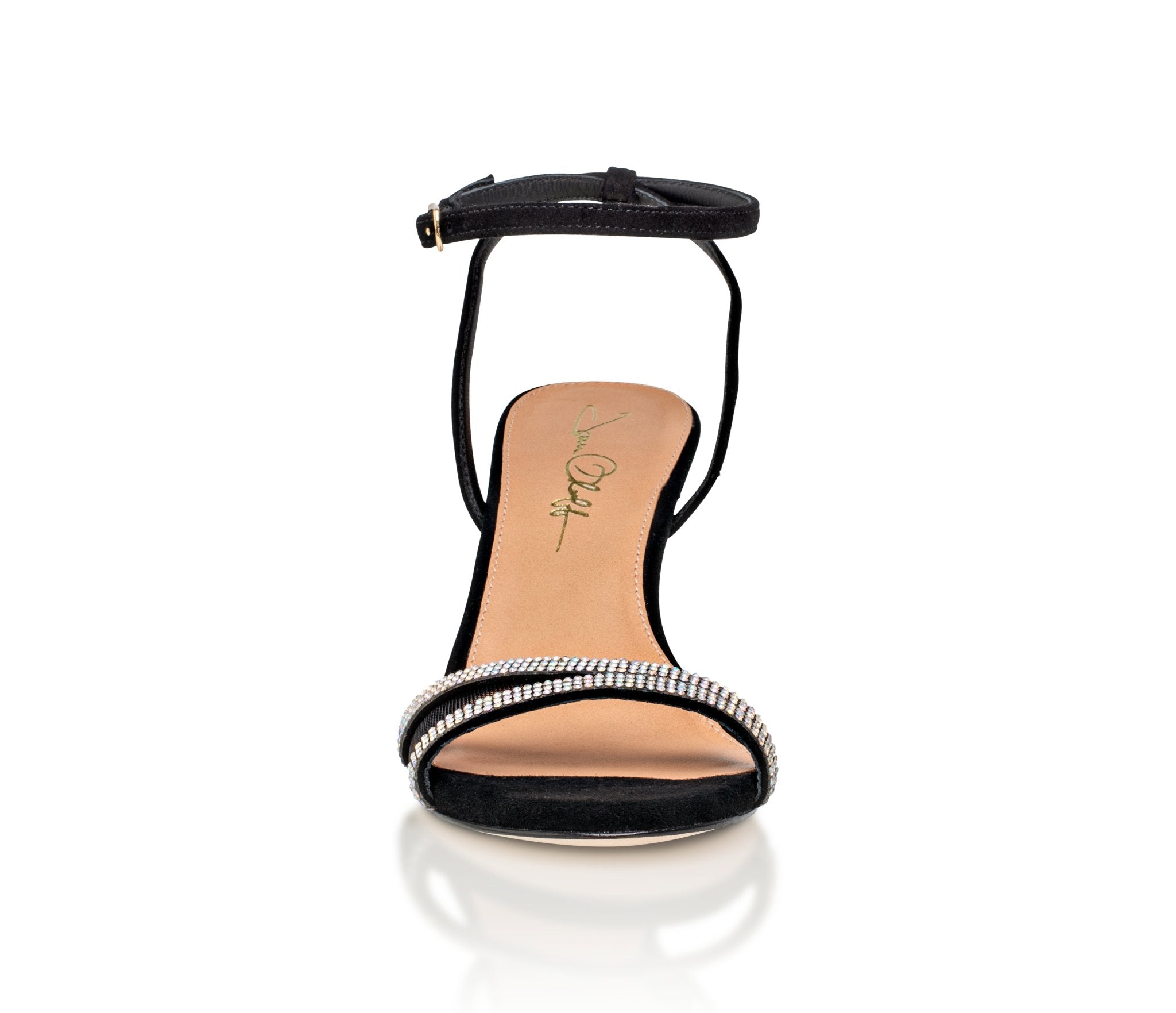 Fame Black Suede Sandal - elizabeth + Bern