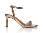Fame Gold Metallic Evening Sandal - elizabeth + Bern