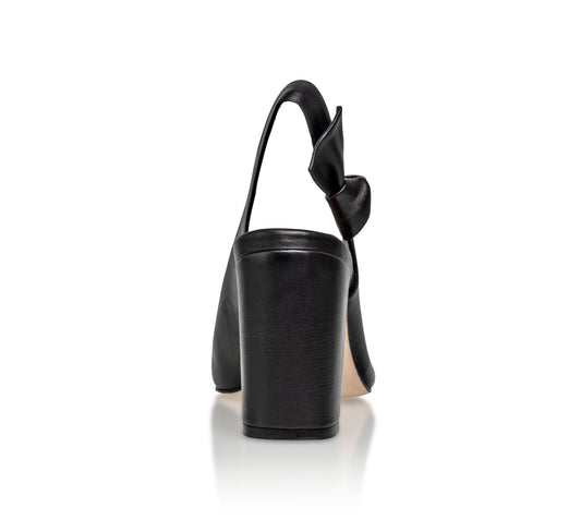 Daphne Black Slingback Pumps - elizabeth + Bern