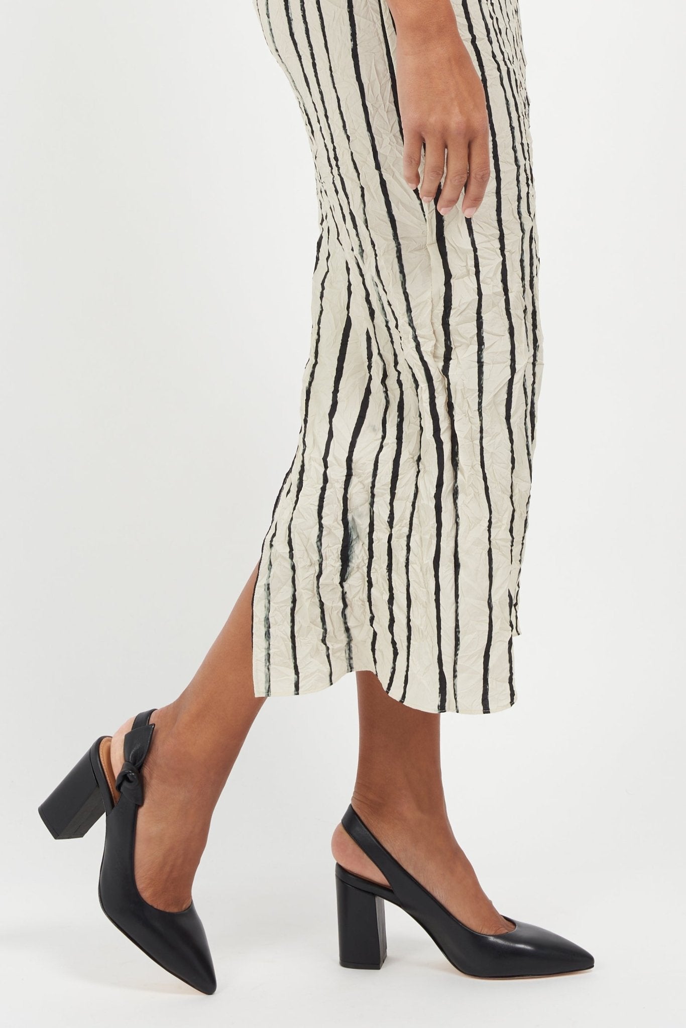 Daphne Black Slingback Pumps - elizabeth + Bern