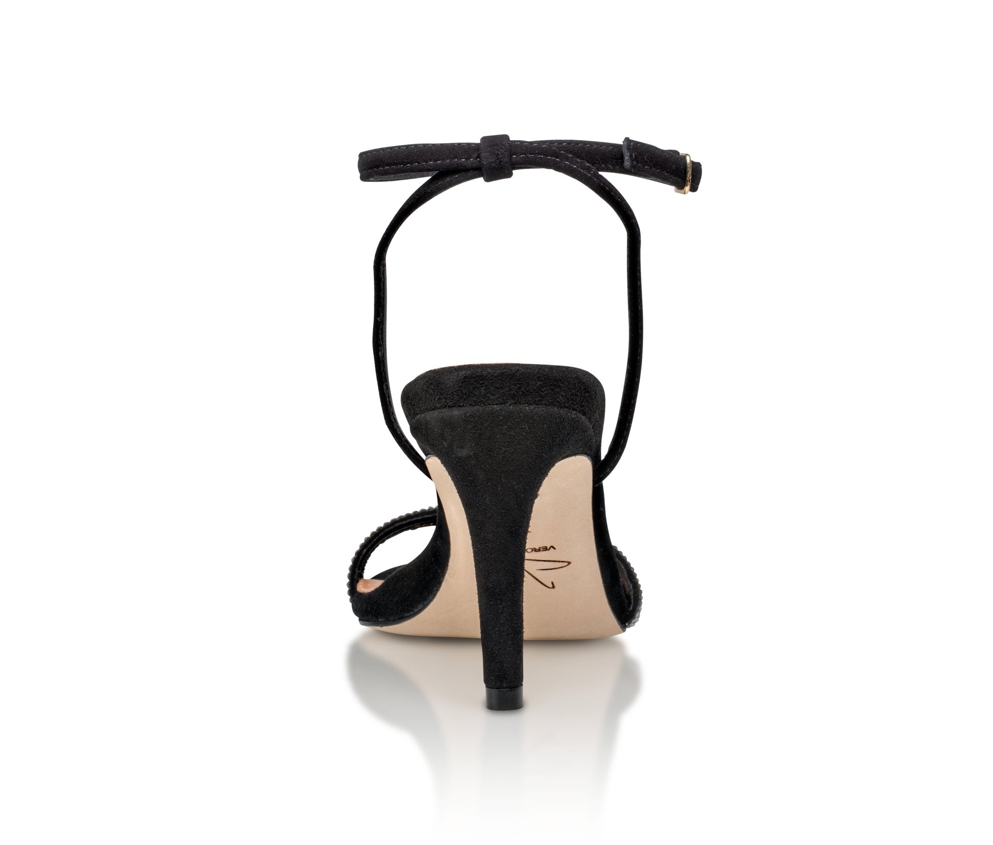 Fame Black Suede Sandal - elizabeth + Bern