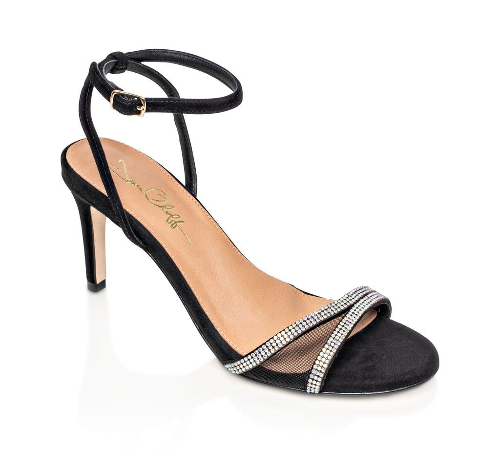 Fame Black Suede Sandal - elizabeth + Bern
