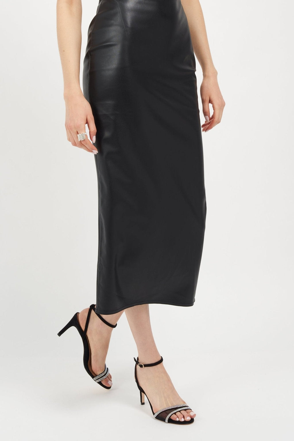 Fame Black Suede Sandal - elizabeth + Bern