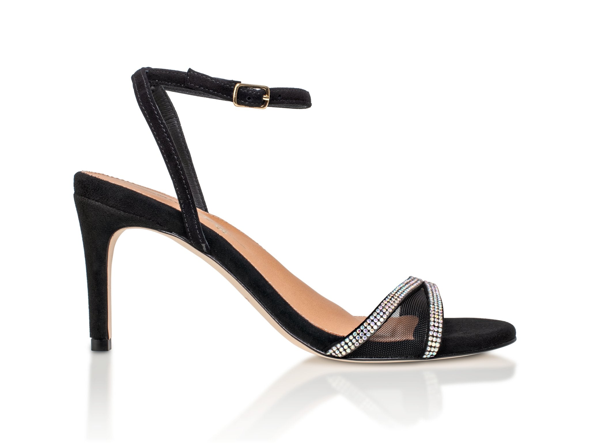 Fame Black Suede Sandal - elizabeth + Bern