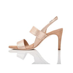 Fortune Fawn Shimmer Suede Sandal - elizabeth + Bern