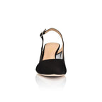 Dance Black Slingback Suede/Black Mesh - elizabeth + Bern