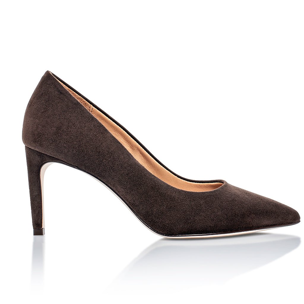 Deborah 2.0 Cafe Suede Pumps - elizabeth + Bern