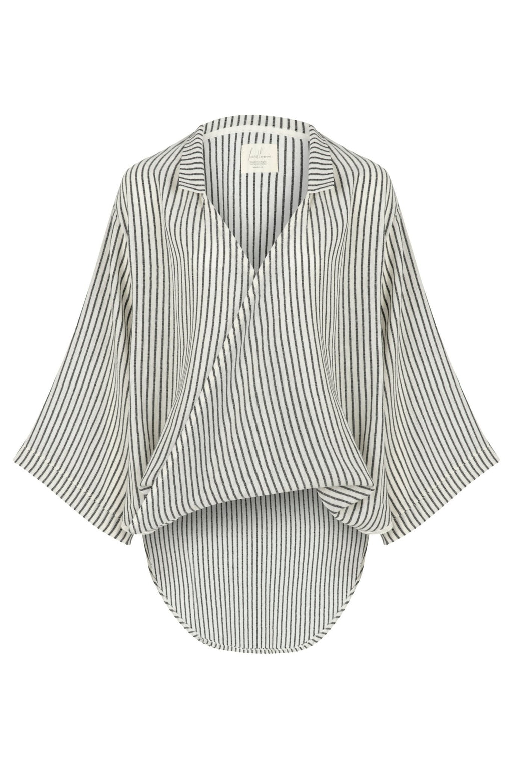 Sade Top - Black Stripes The Handloom elizabeth + Bern