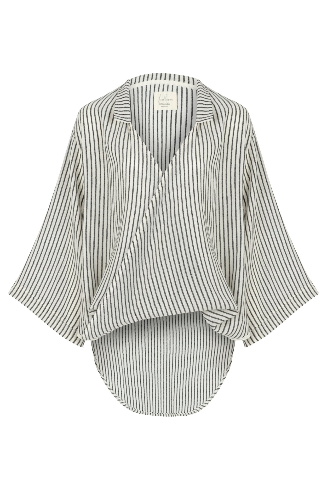 Sade Top - Black Stripes The Handloom elizabeth + Bern