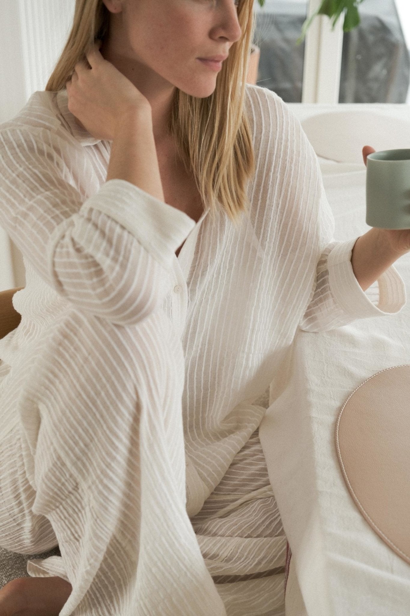 Voyage Set - White Stripes - elizabeth + Bern