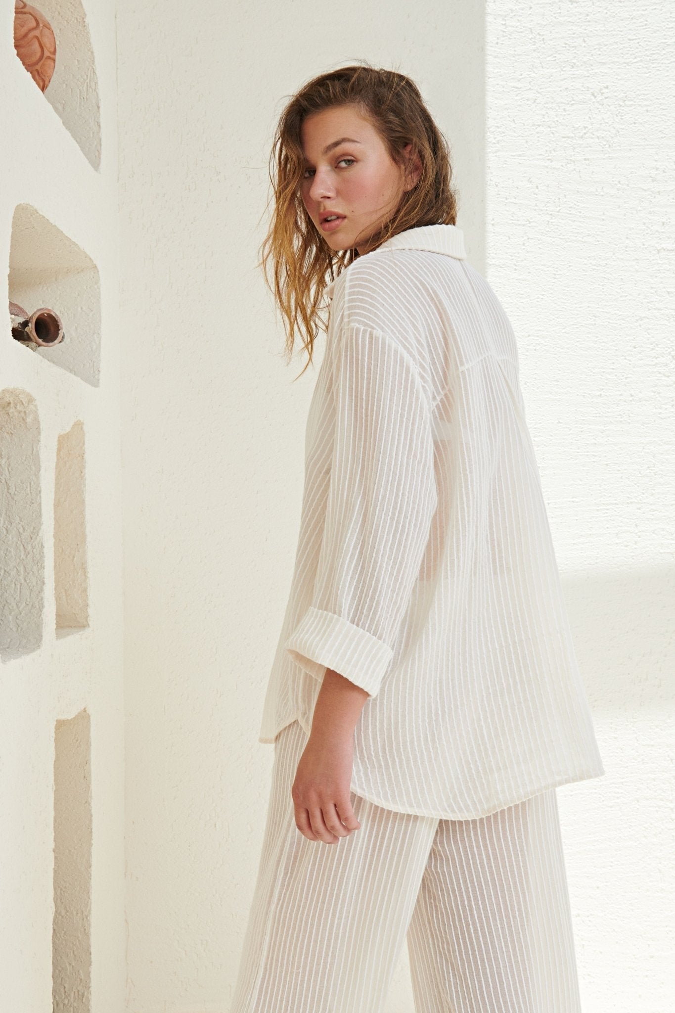 Voyage Set - White Stripes - elizabeth + Bern